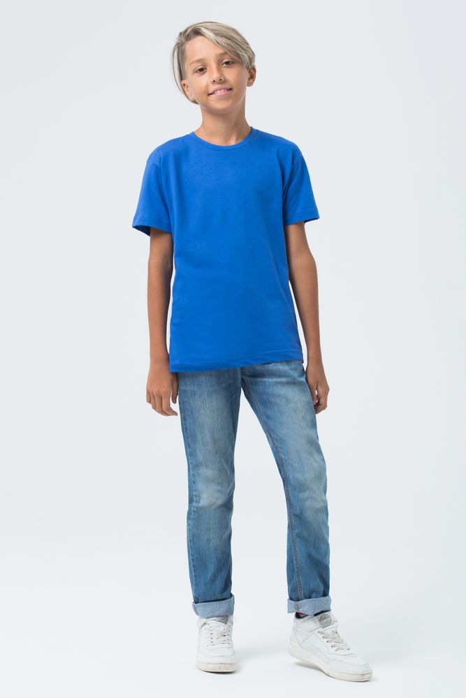 Футболка детская Regent Fit Kids, ярко-синяя (royal) — изображение 7