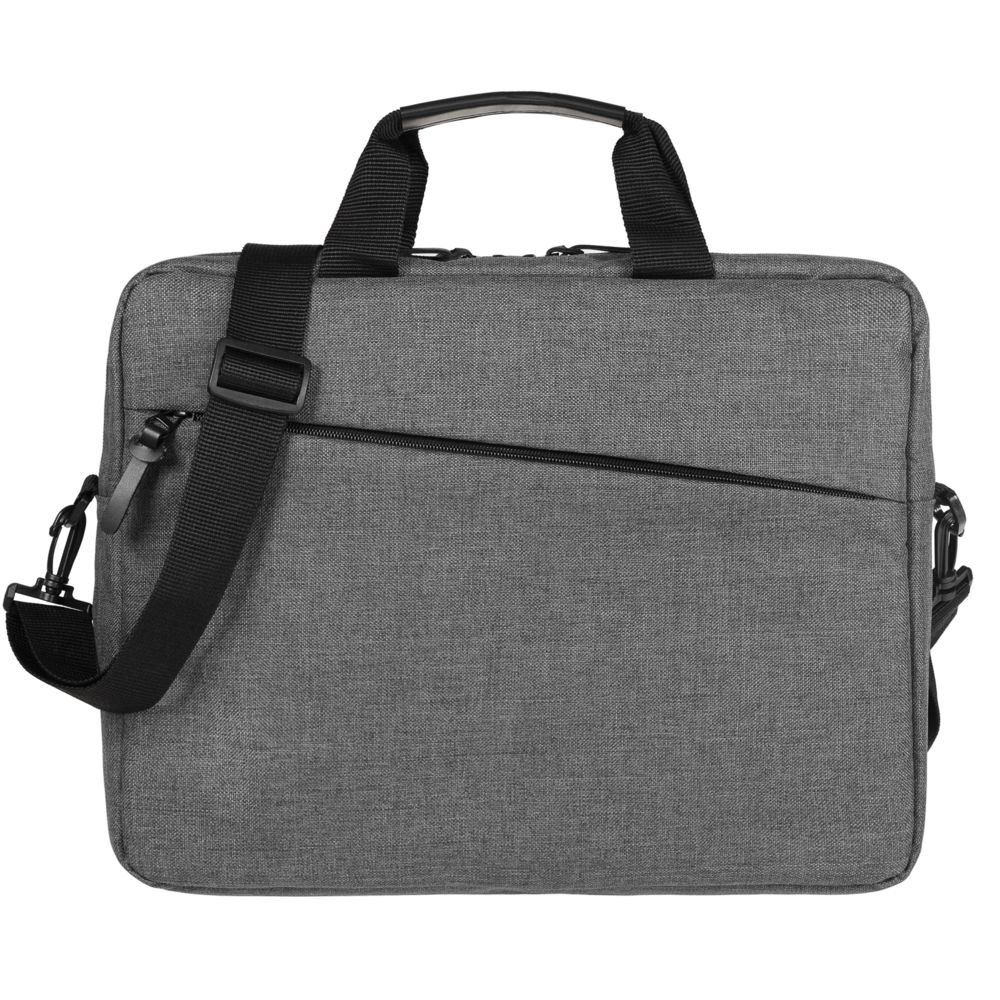 Сумка для ноутбука The First, серая — изображение 4