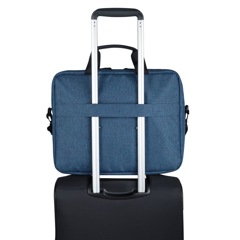 Сумка для ноутбука The First, синяя — изображение 10