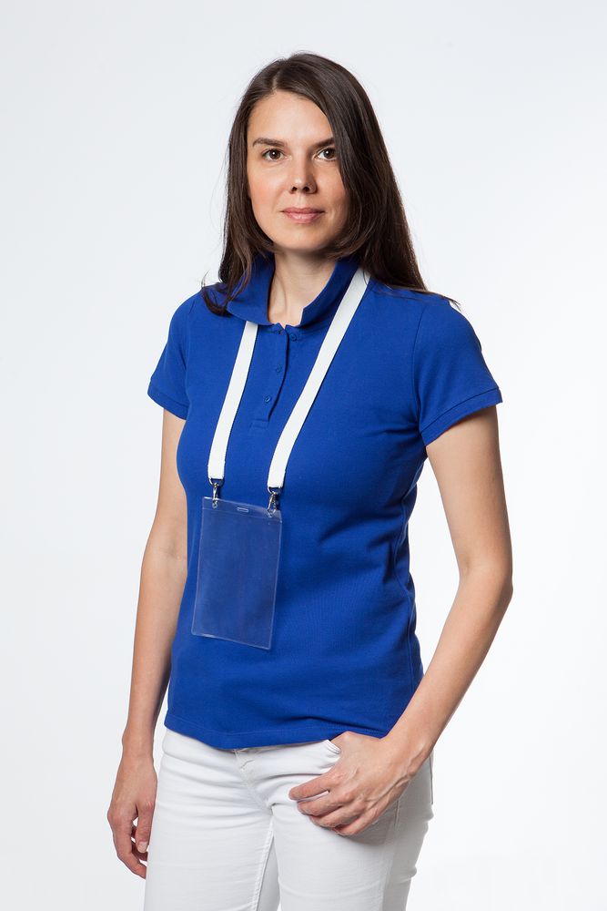 Карман для бейджа Lucid, вертикальный, из фактурного ПВХ — изображение 3