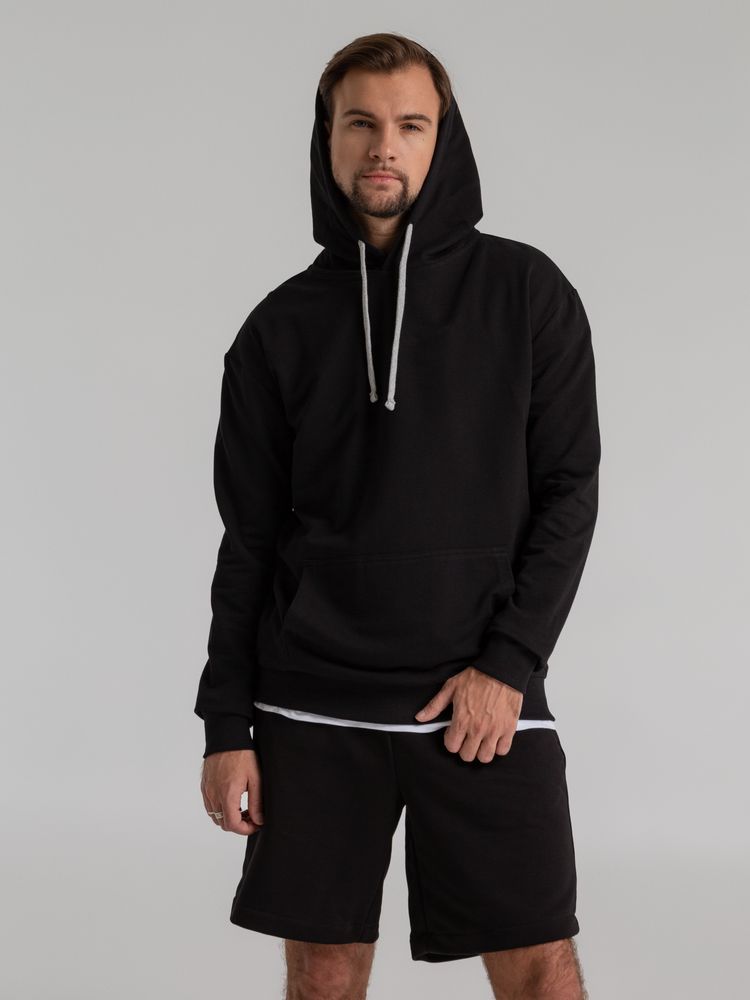 Толстовка с капюшоном Unit Kirenga, черная — изображение 6