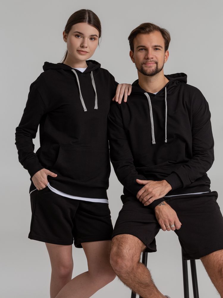 Толстовка с капюшоном Unit Kirenga, черная — изображение 10