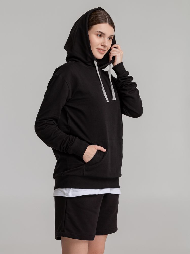 Толстовка с капюшоном Unit Kirenga, черная — изображение 8