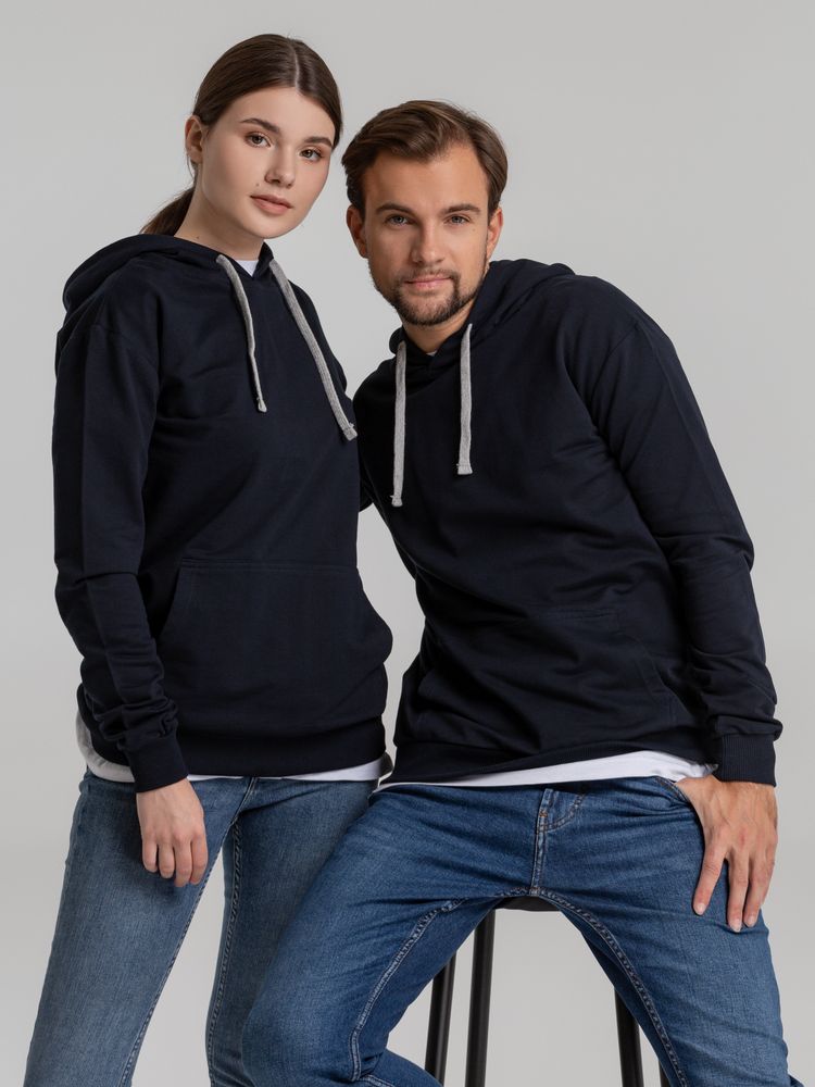 Толстовка с капюшоном Unit Kirenga, темно-синяя — изображение 10