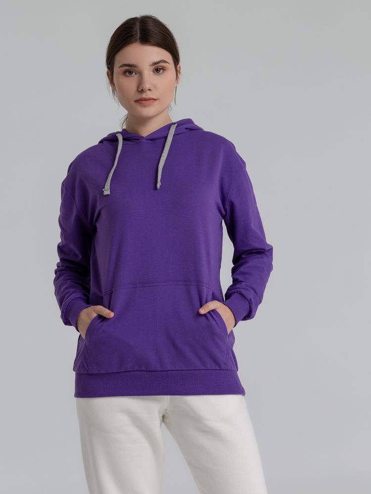 Толстовка с капюшоном Unit Kirenga, фиолетовая — изображение 8