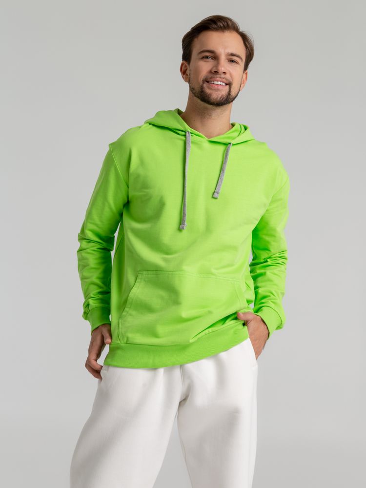 Толстовка с капюшоном Unit Kirenga, зеленое яблоко — изображение 6