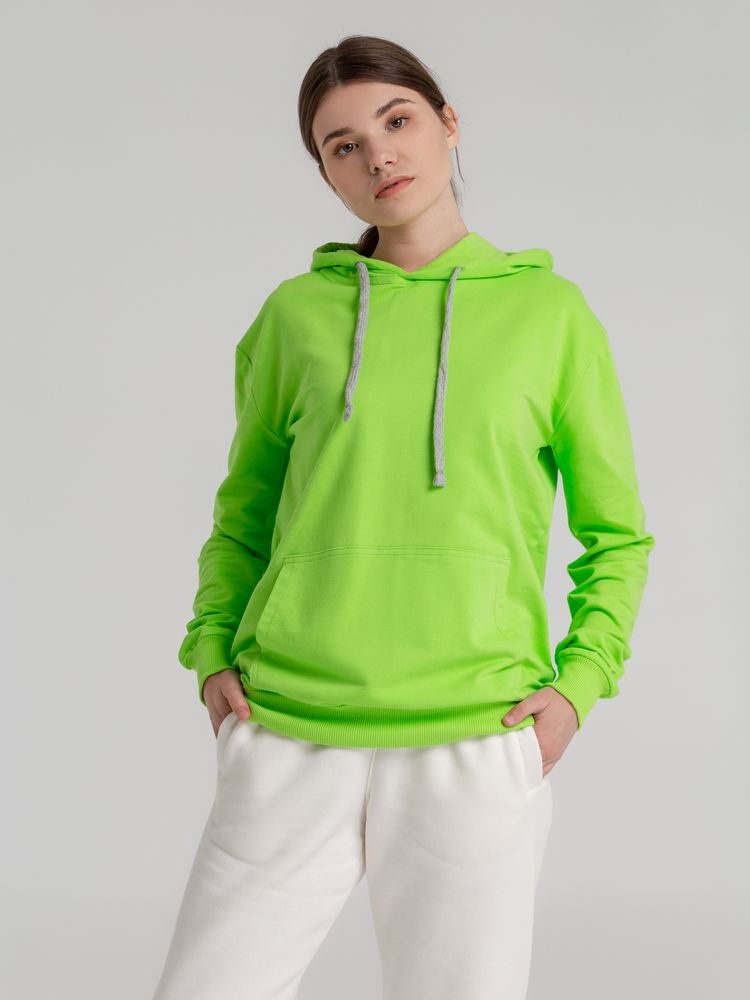 Толстовка с капюшоном Unit Kirenga, зеленое яблоко — изображение 8