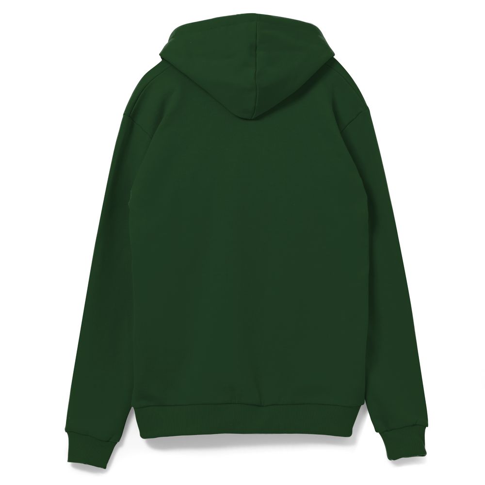 Толстовка на молнии с капюшоном Siverga, темно-зеленая — изображение 3