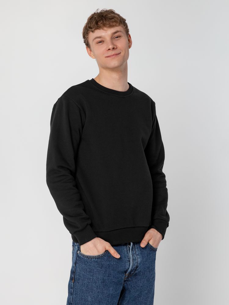 Толстовка Unit Toima Heavy, черная — изображение 8