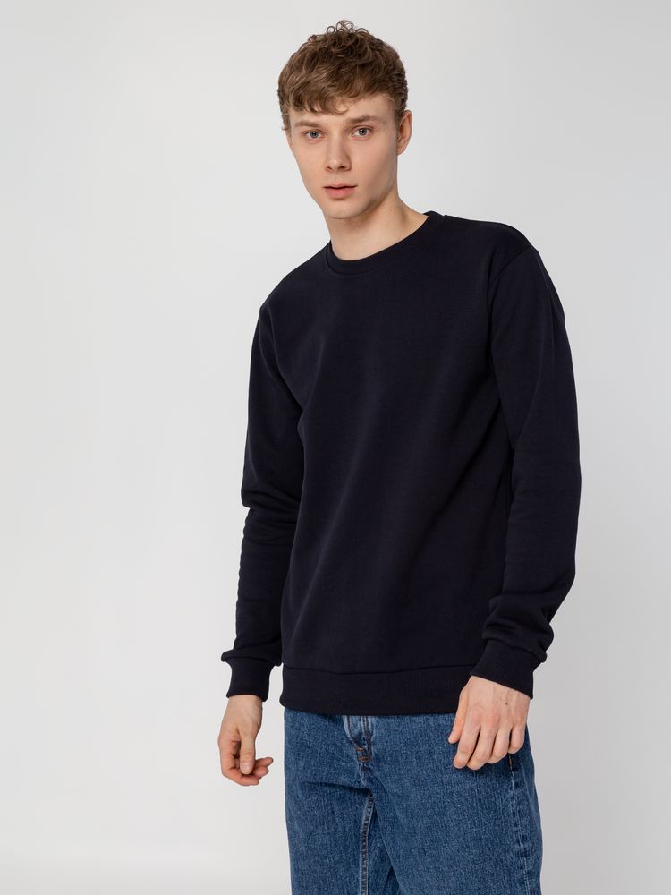 Толстовка Unit Toima Heavy, темно-синяя — изображение 8