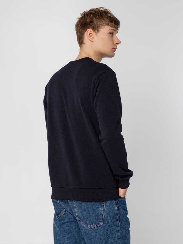 Толстовка Unit Toima Heavy, темно-синяя — изображение 9