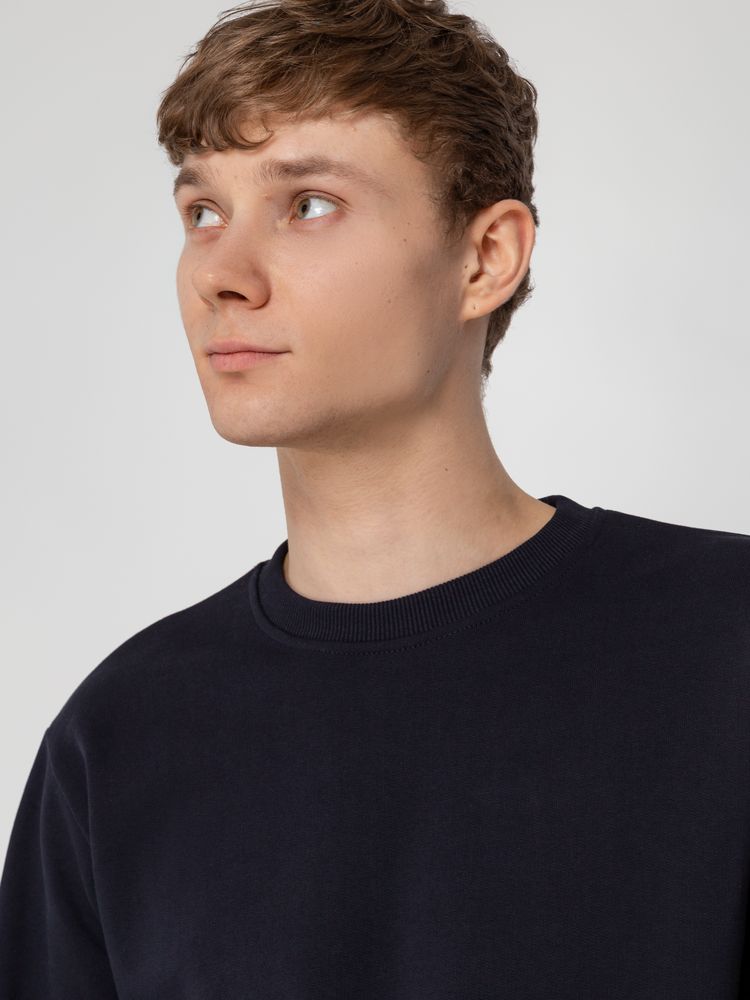 Толстовка Unit Toima Heavy, темно-синяя — изображение 10