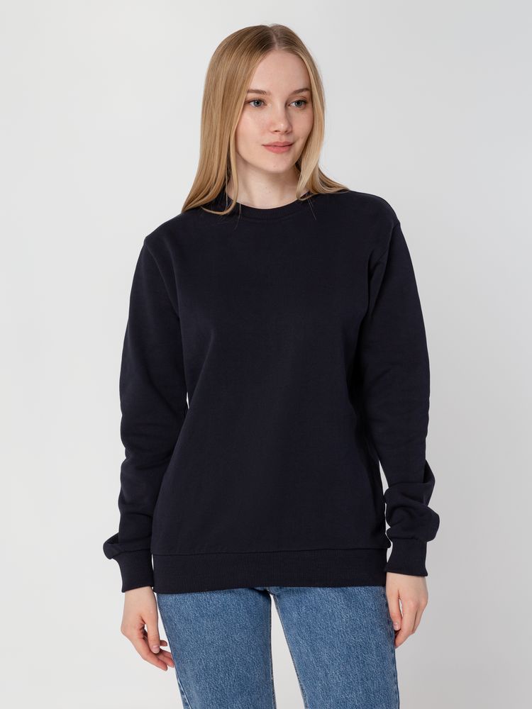 Толстовка Unit Toima Heavy, темно-синяя — изображение 12