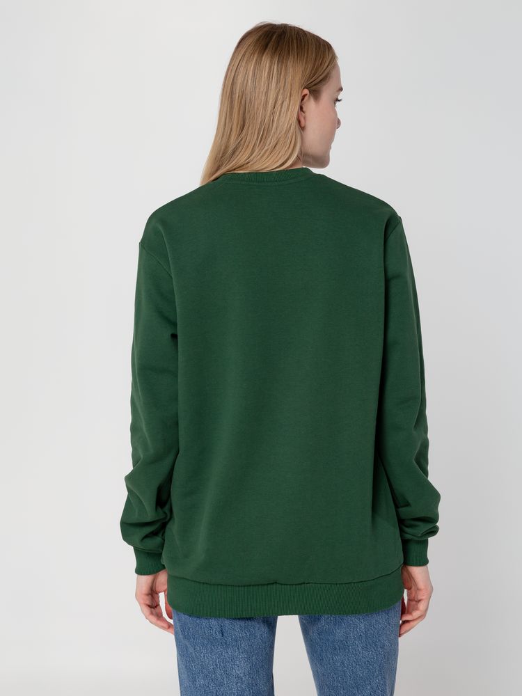 Толстовка Unit Toima Heavy, темно-зеленая — изображение 13