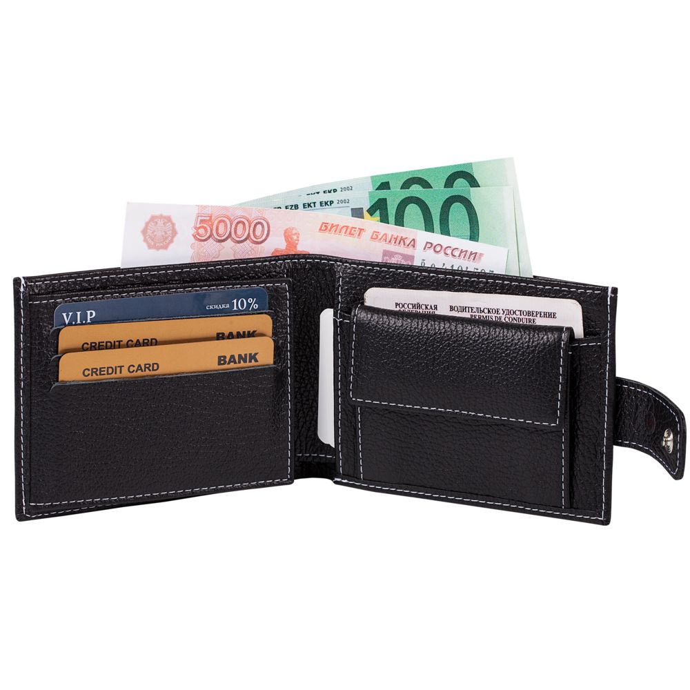 Портмоне Belladonna, черное — изображение 7