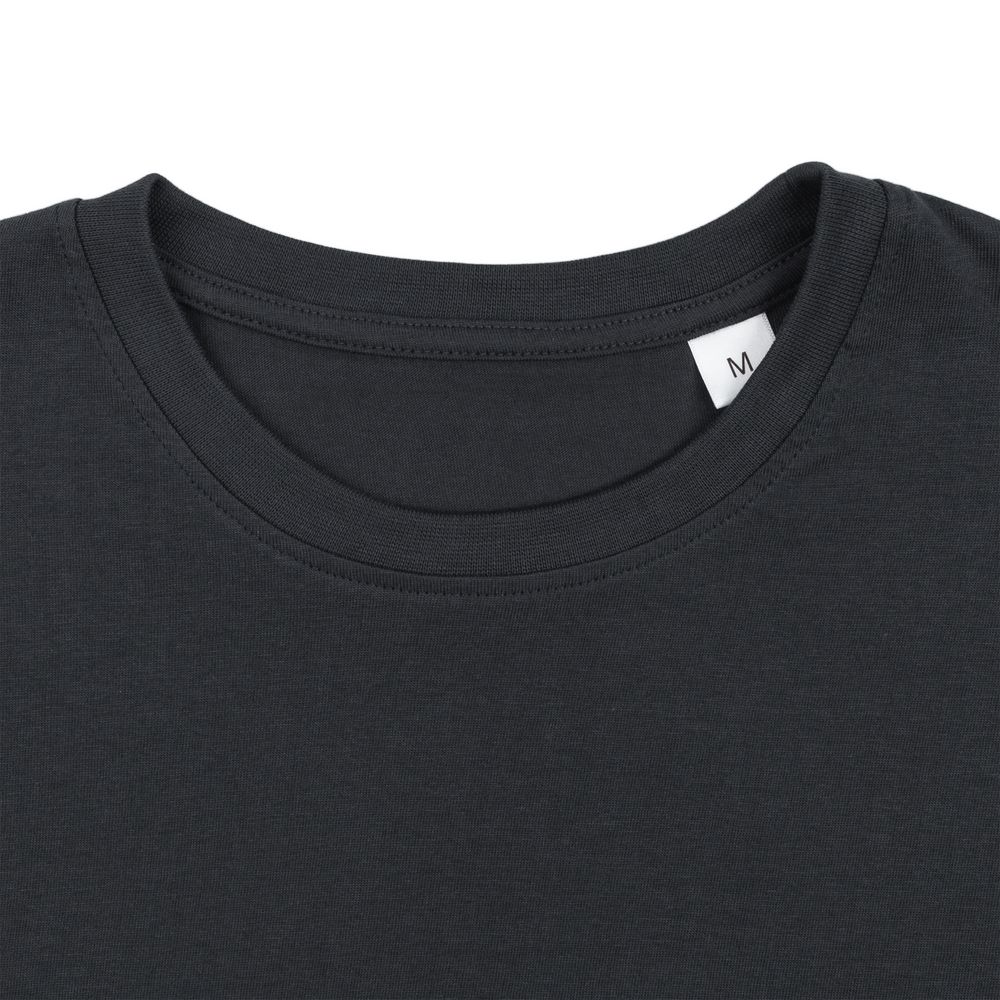 Футболка унисекс T-Bolka 180, темно-серая (графит) — изображение 4