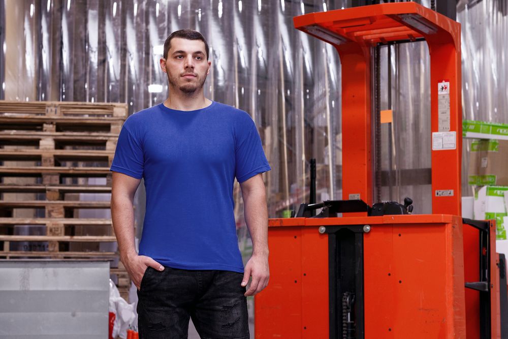 Футболка унисекс T-Bolka 180, серый меланж — изображение 6