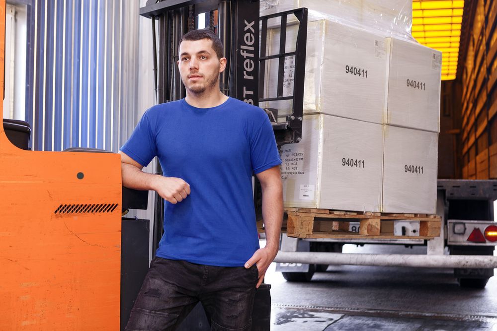 Футболка унисекс T-Bolka 180, темно-синяя — изображение 7