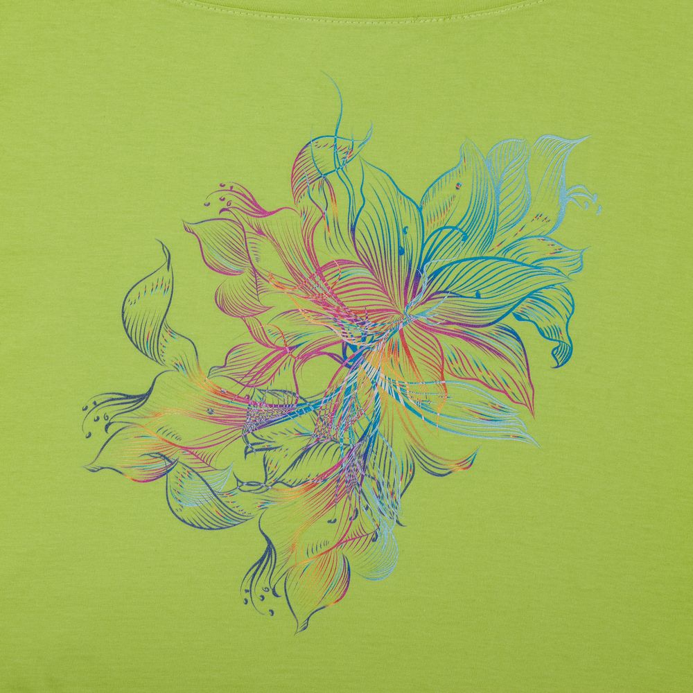 Футболка женская Vibrance, зеленое яблоко — изображение 3