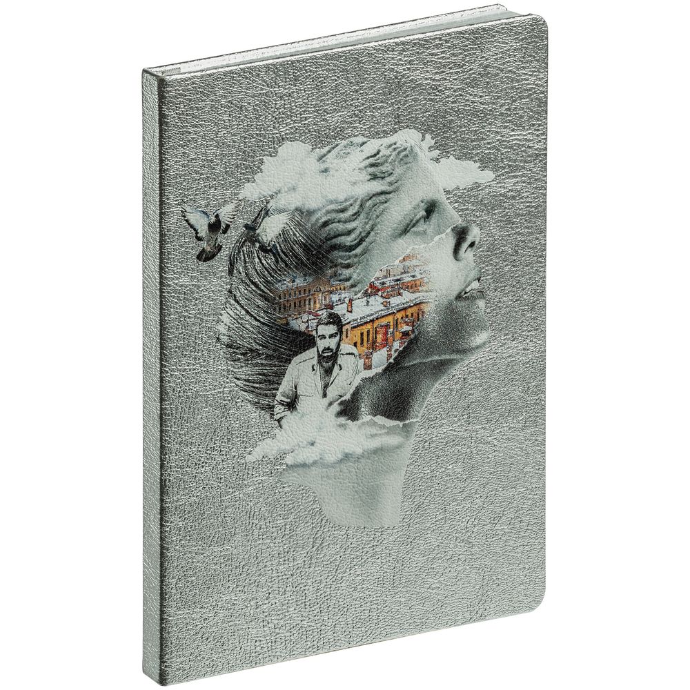 Блокнот «Подруга Питер», серебристый — изображение 4