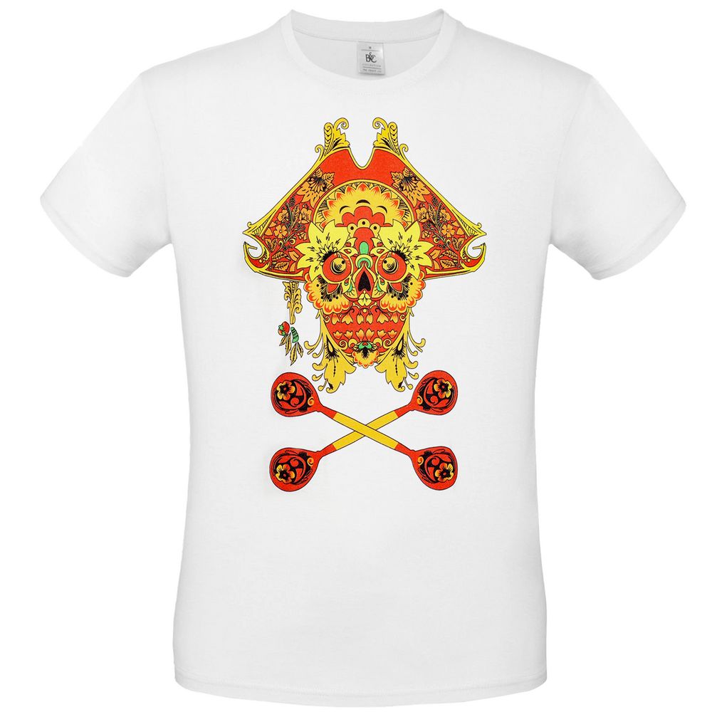 Футболка Yo Ho Hohloma, белая — изображение 3