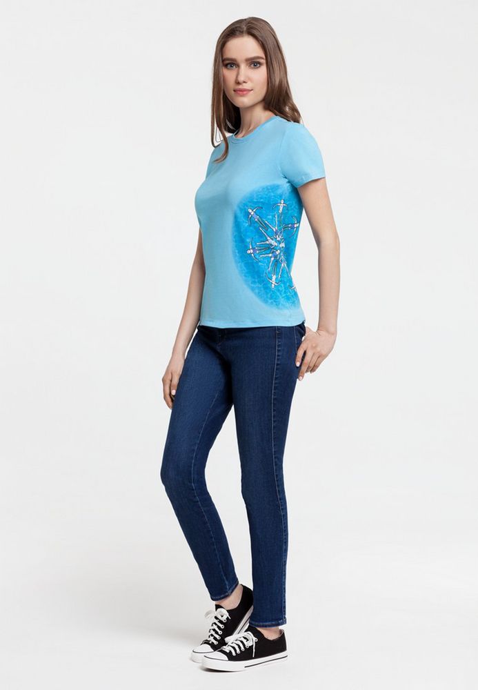 Футболка женская «Вместе и вовремя» — изображение 8