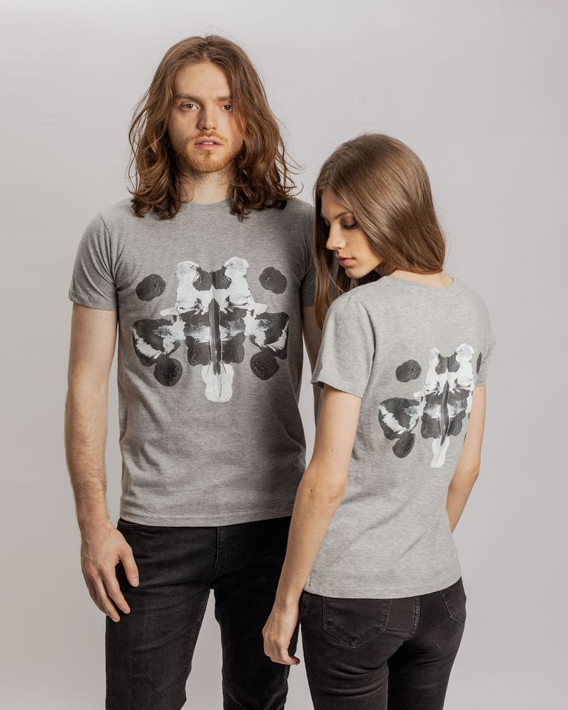 Футболка мужская «Подсознательность», серый меланж — изображение 7