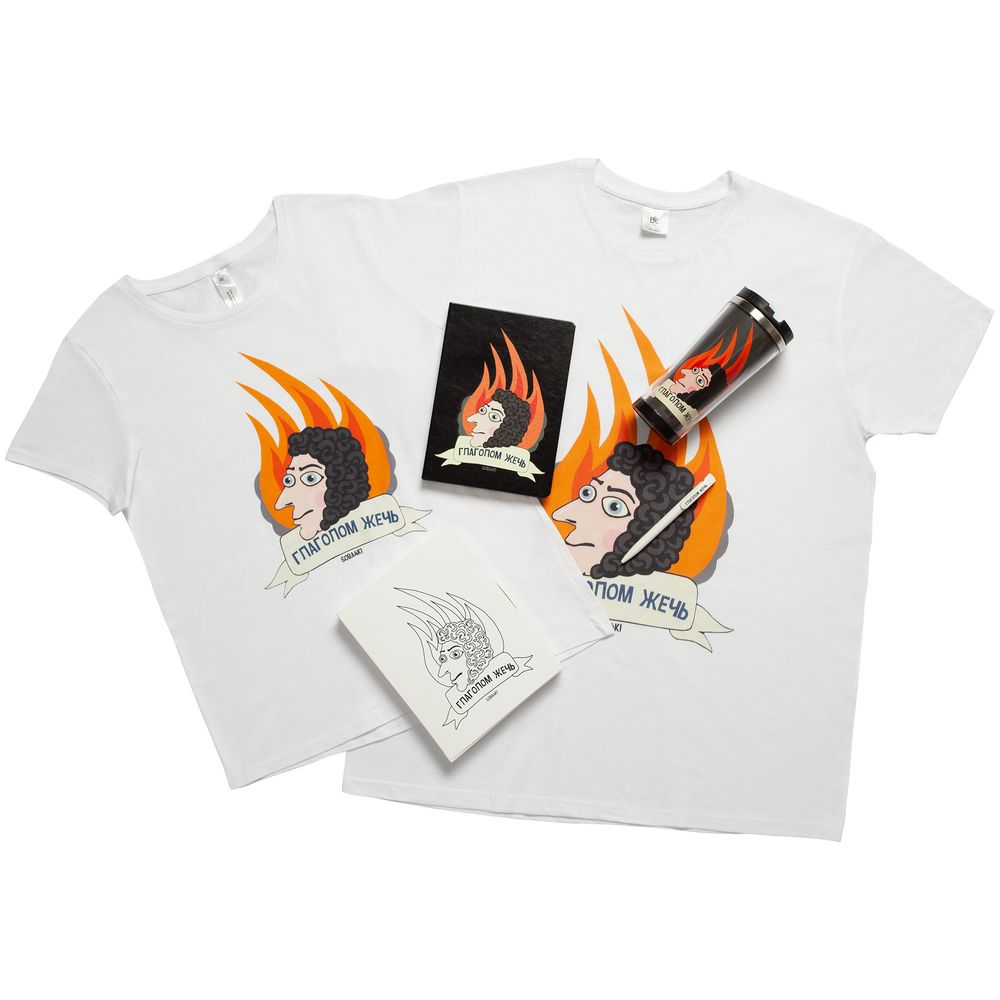 Футболка «Глаголом жечь», белая — изображение 7