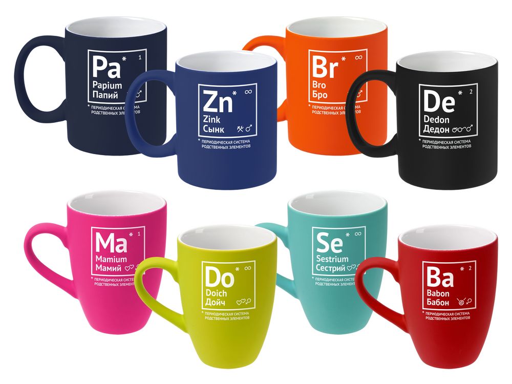 Кружка «Папий» с покрытием софт-тач, темно-синяя — изображение 6