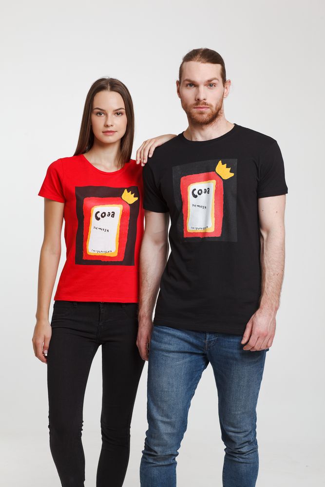 Футболка женская «Сода», красная — изображение 5