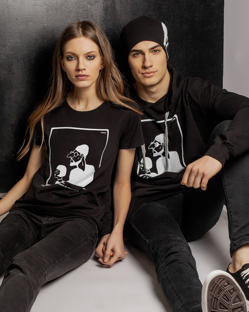 Футболка женская «Леон», черная — изображение 4