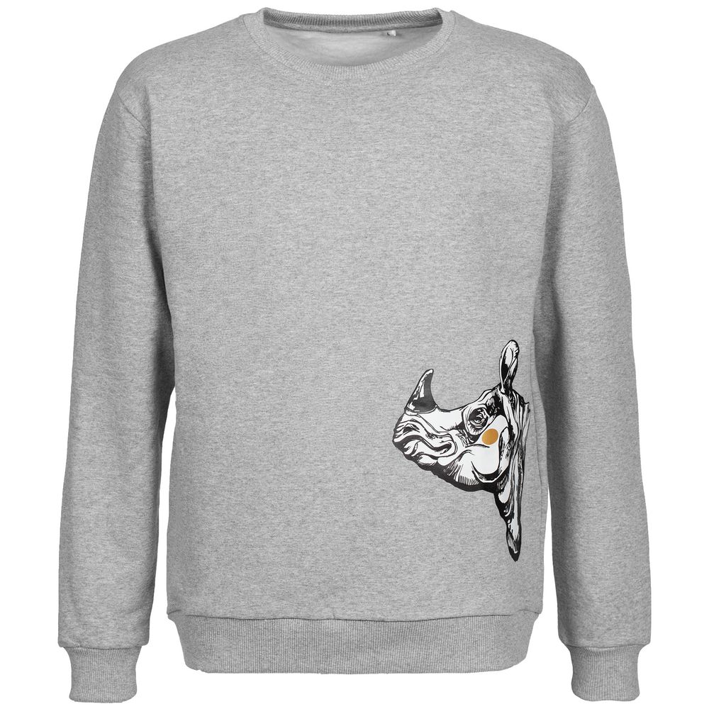 Толстовка NosoRock, серый меланж — изображение 3