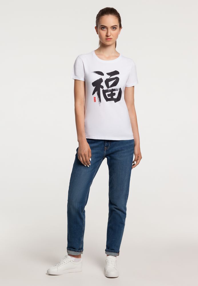 Футболка женская «Вечные ценности. Счастье», белая — изображение 5