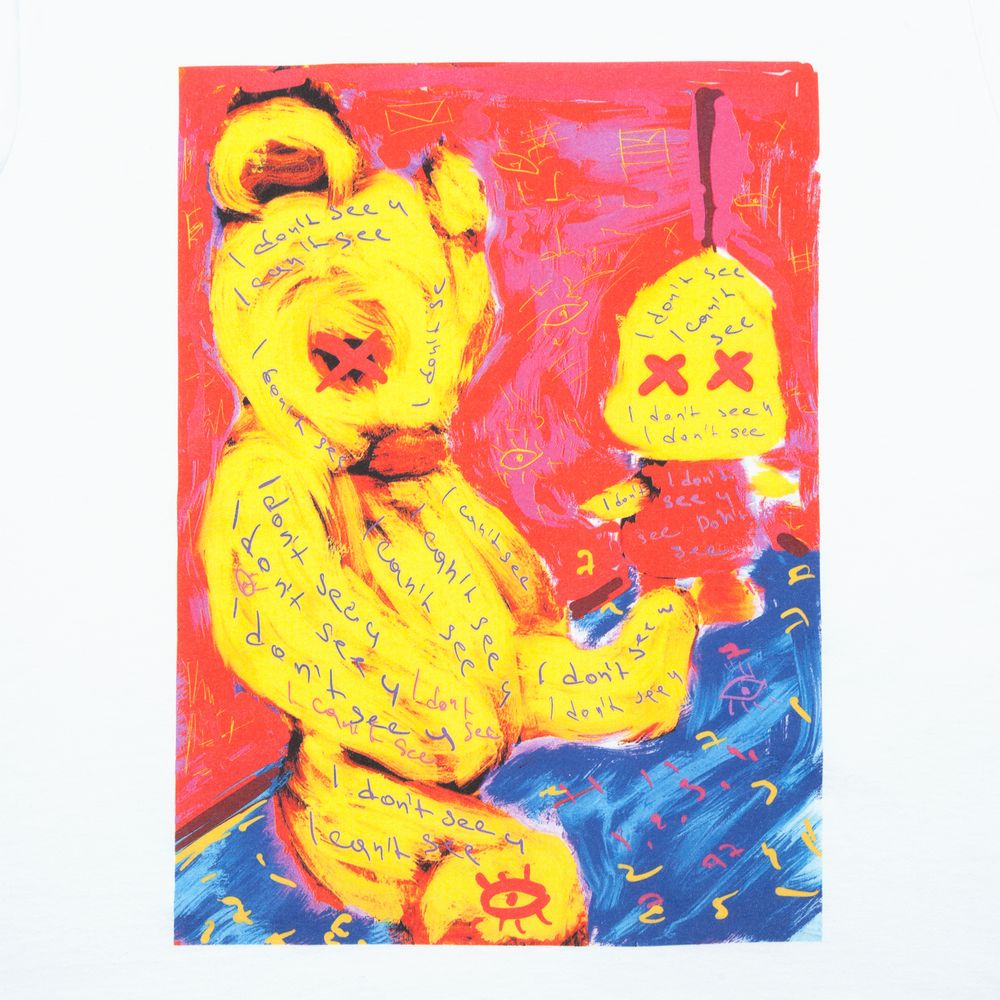 Холщовая сумка I Don't See You, молочно-белая — изображение 4