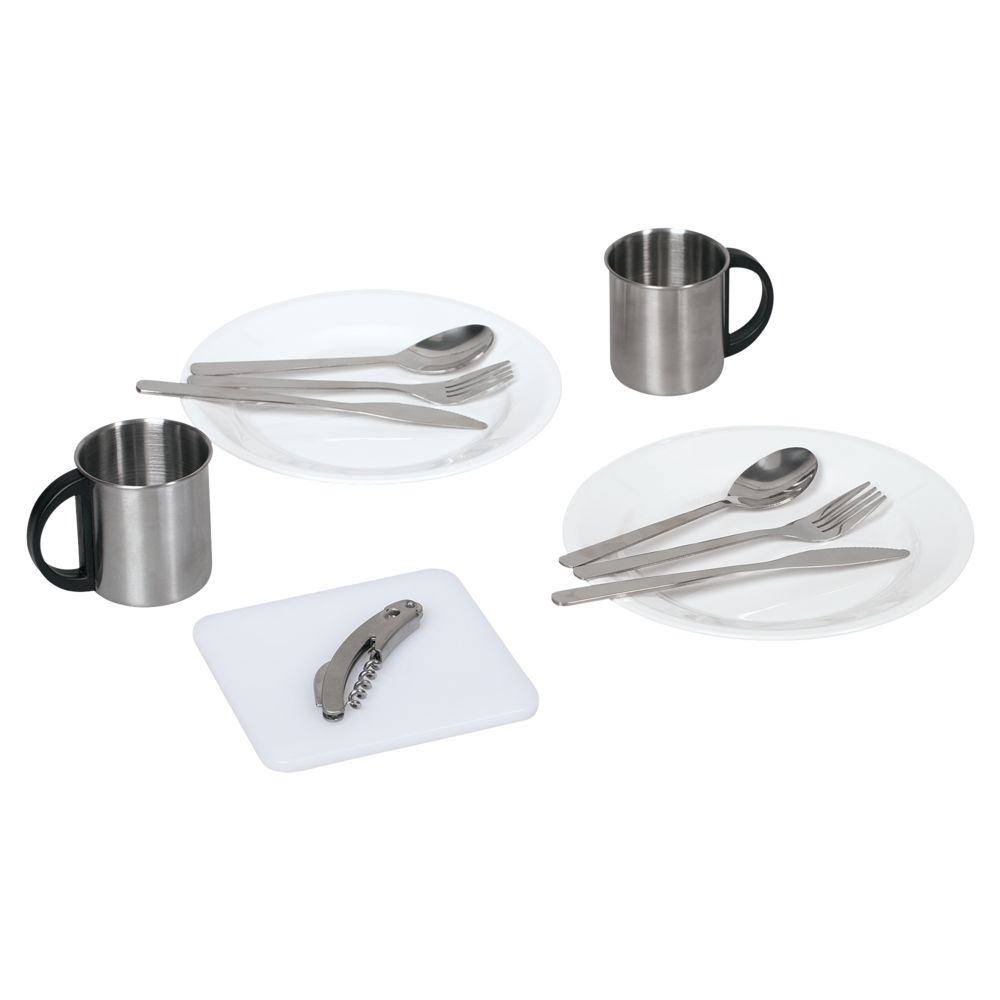 Набор для пикника Lilla Fridag на 2 персоны, серый с синим — изображение 7