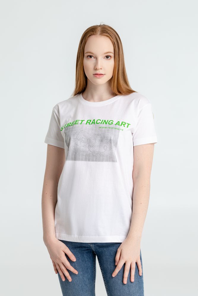 Футболка Street Racing Art, белая — изображение 5