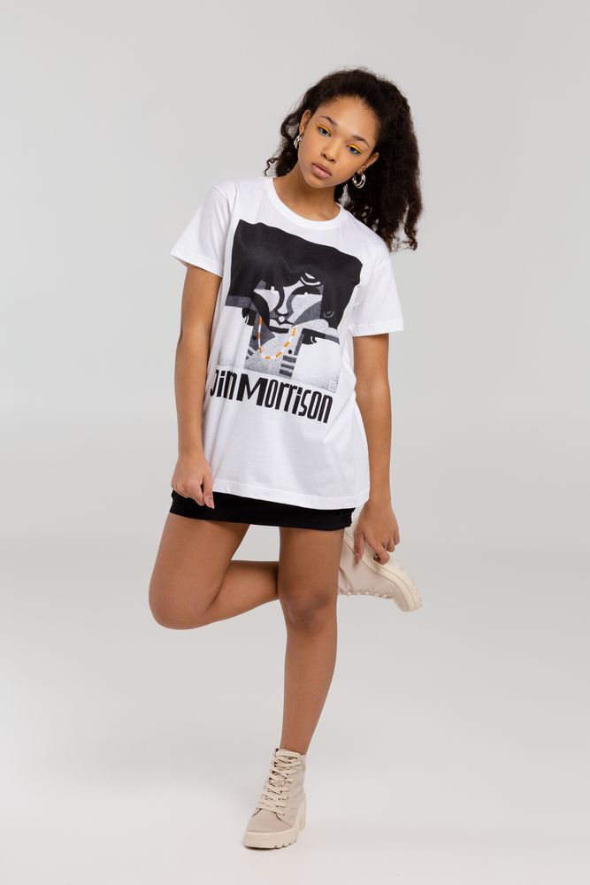 Футболка «Меламед. Jim Morrison», белая — изображение 10