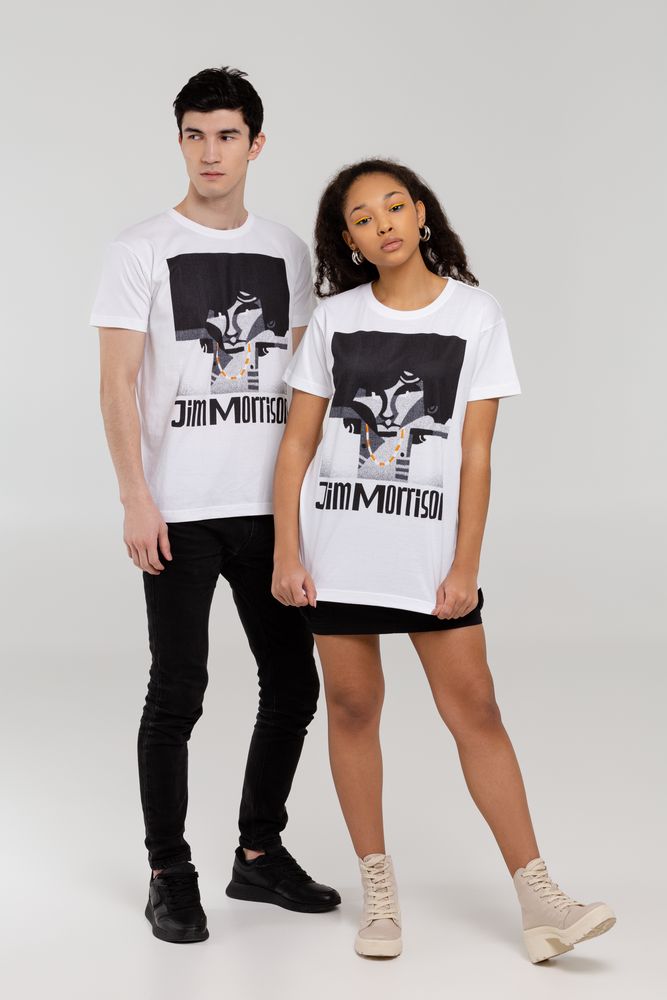 Футболка «Меламед. Jim Morrison», белая — изображение 12