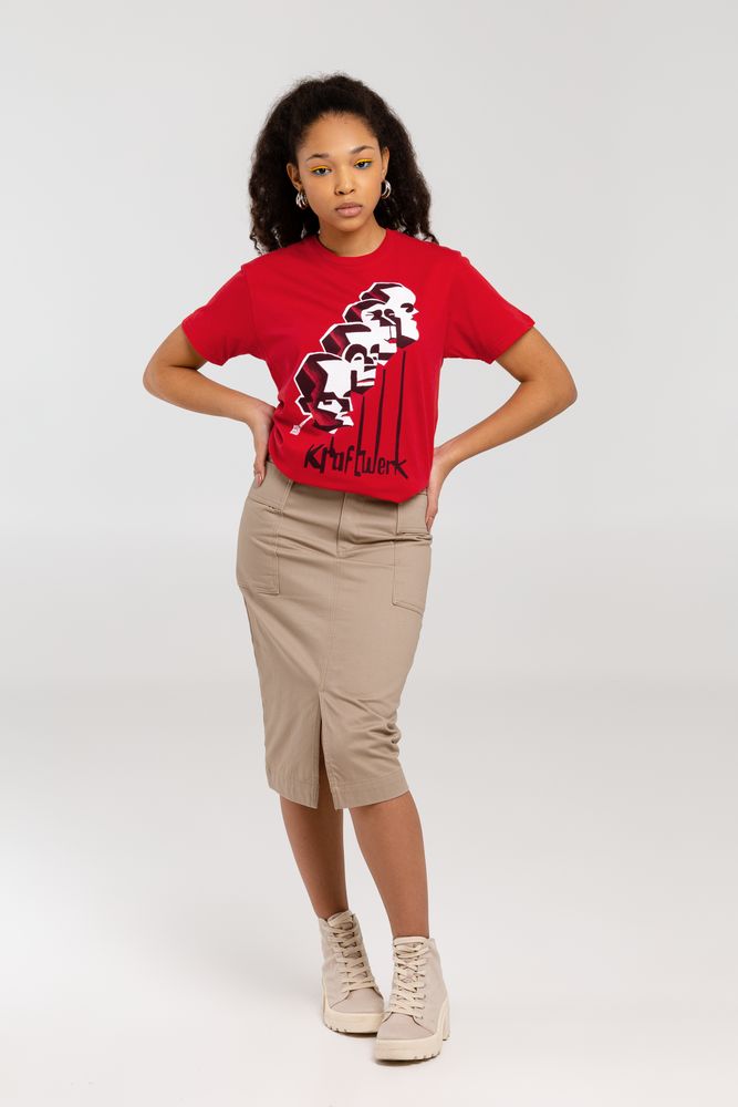 Футболка «Меламед. Kraftwerk», красная — изображение 7