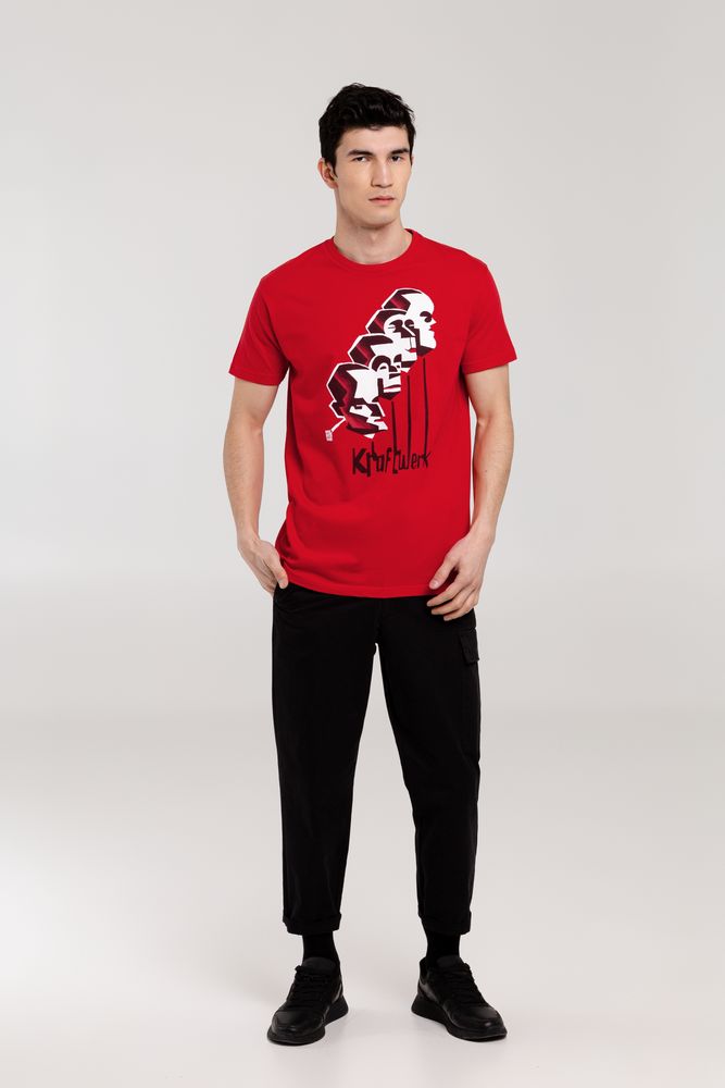 Футболка «Меламед. Kraftwerk», красная — изображение 5