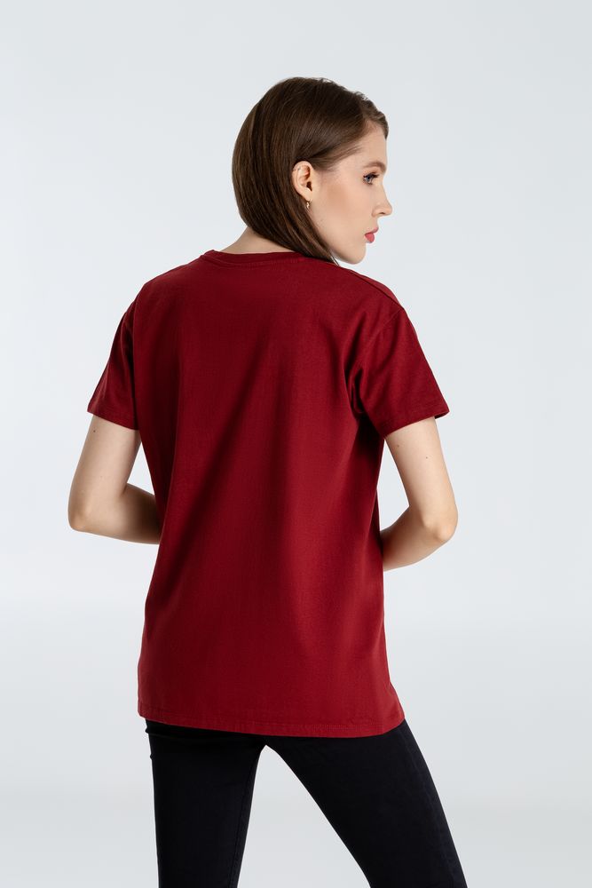 Футболка A God is High, гранатово-красная — изображение 8