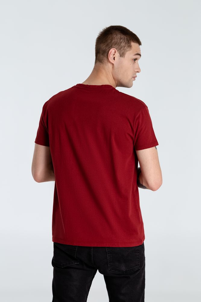 Футболка A God is High, гранатово-красная — изображение 10