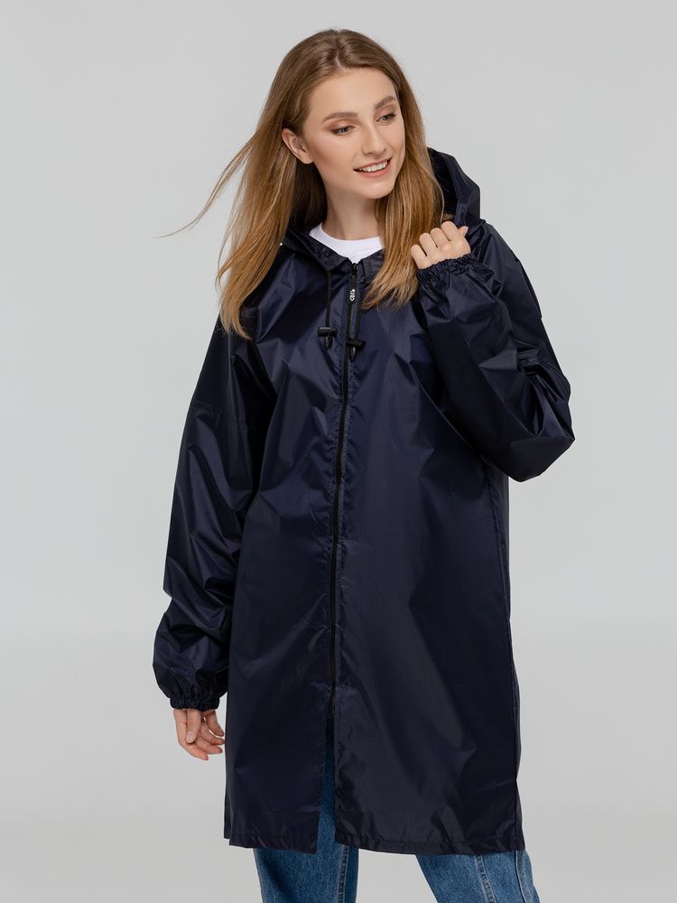 Дождевик «Не капай на мозг», темно-синий — изображение 3