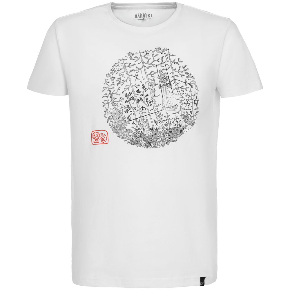 Футболка «Качели», белая — изображение 3