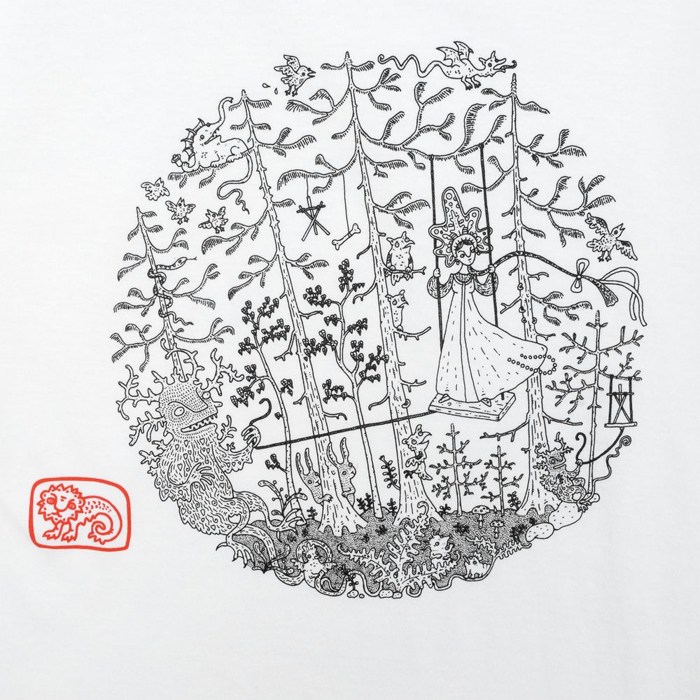 Футболка «Качели», белая — изображение 5