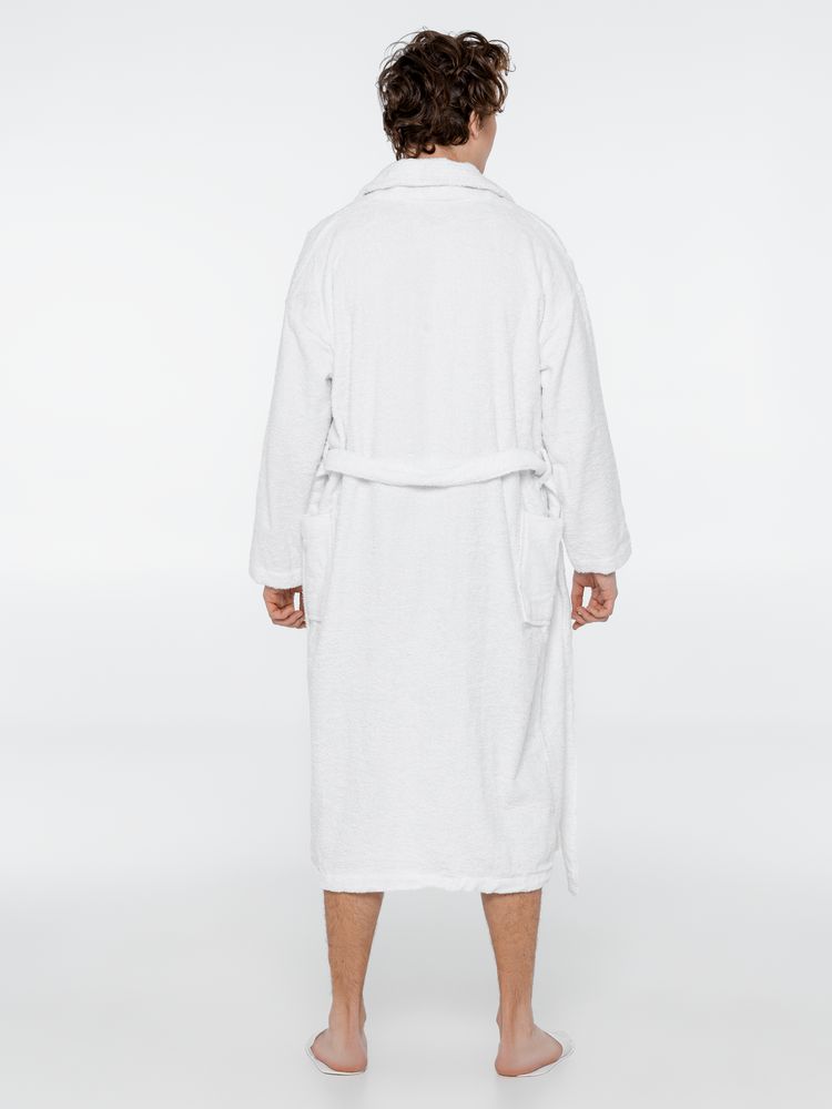 Халат унисекс «Не парюсь», белый — изображение 3