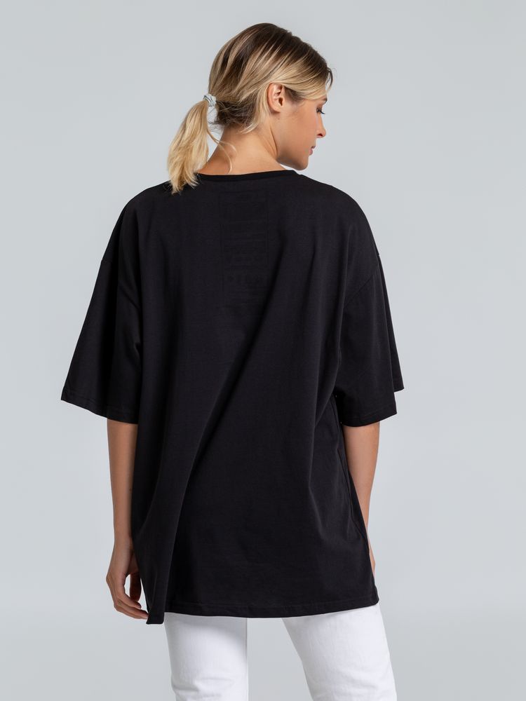 Футболка оверсайз «Чистая соль», черная — изображение 8
