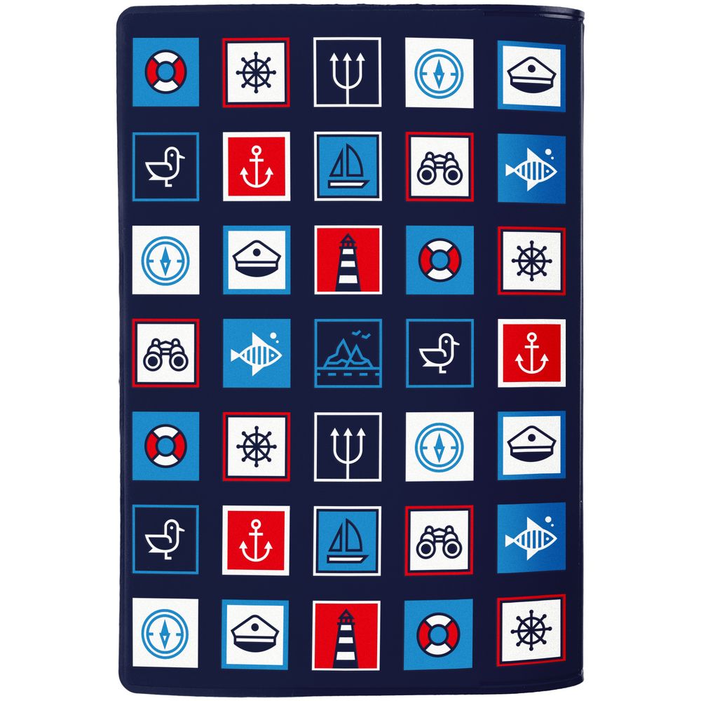 Обложка для паспорта Industry, морская — изображение 3