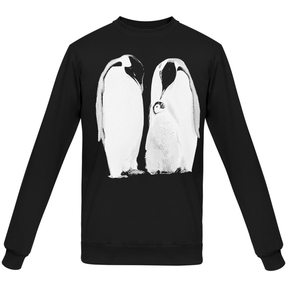 Свитшот Like a Penguin, черный — изображение 3
