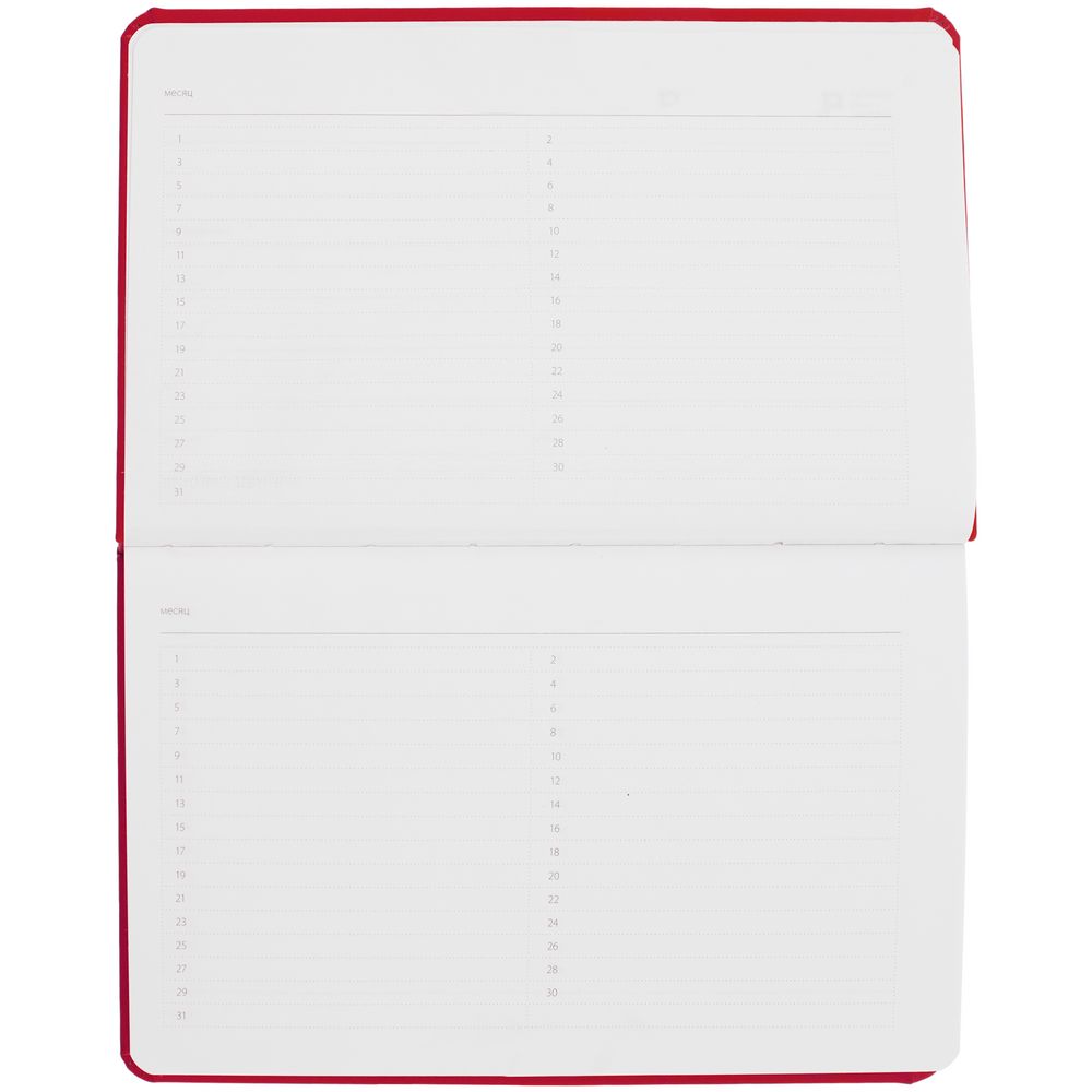 Еженедельник Urban, недатированный, красный — изображение 8